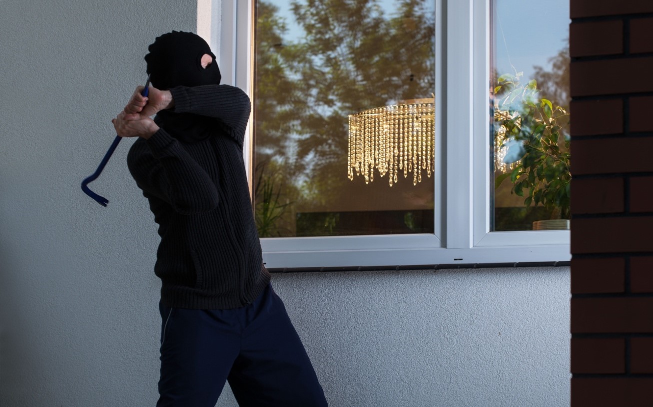 window protection - intruder breaking windows