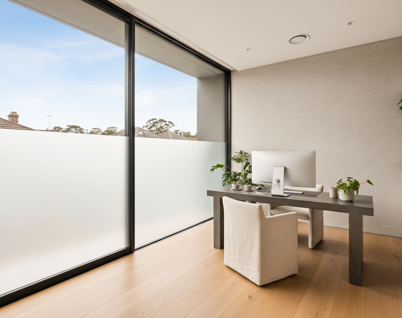 Frosted and tinted window films